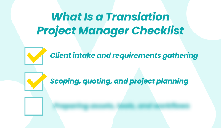 PM Checklist