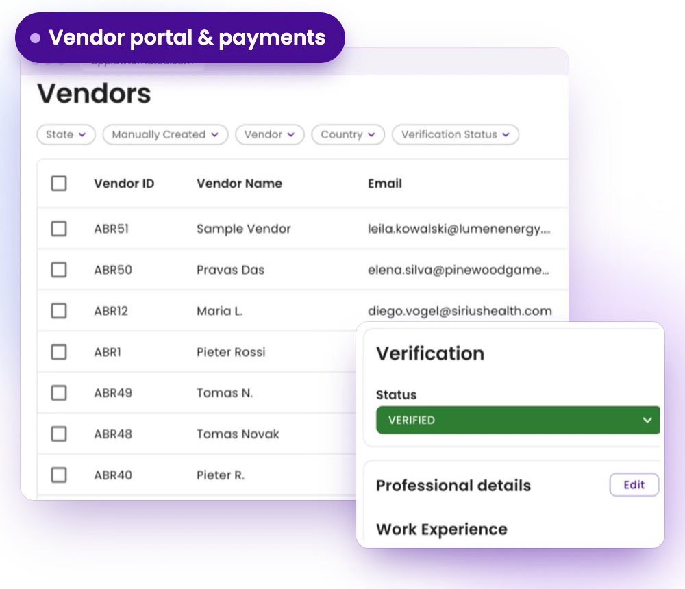 Vendor Management