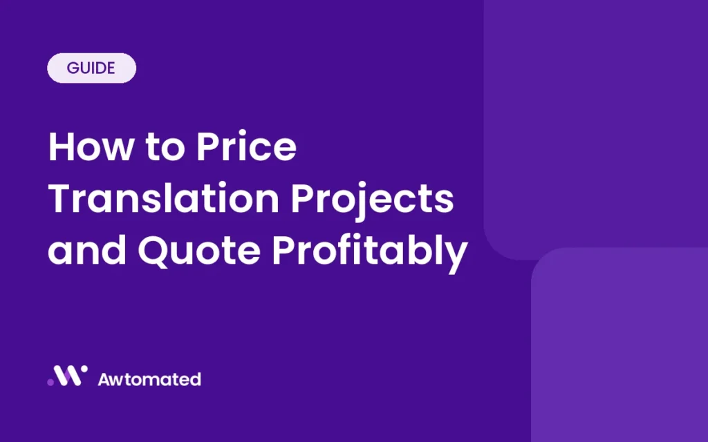 Translation guide cover: how to price translation projects